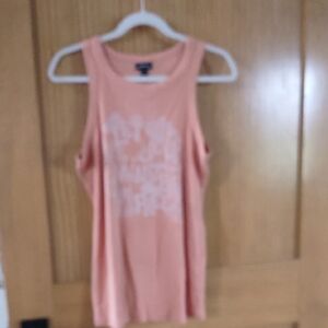 torrid Peach Graphic Sleeveless Tank
